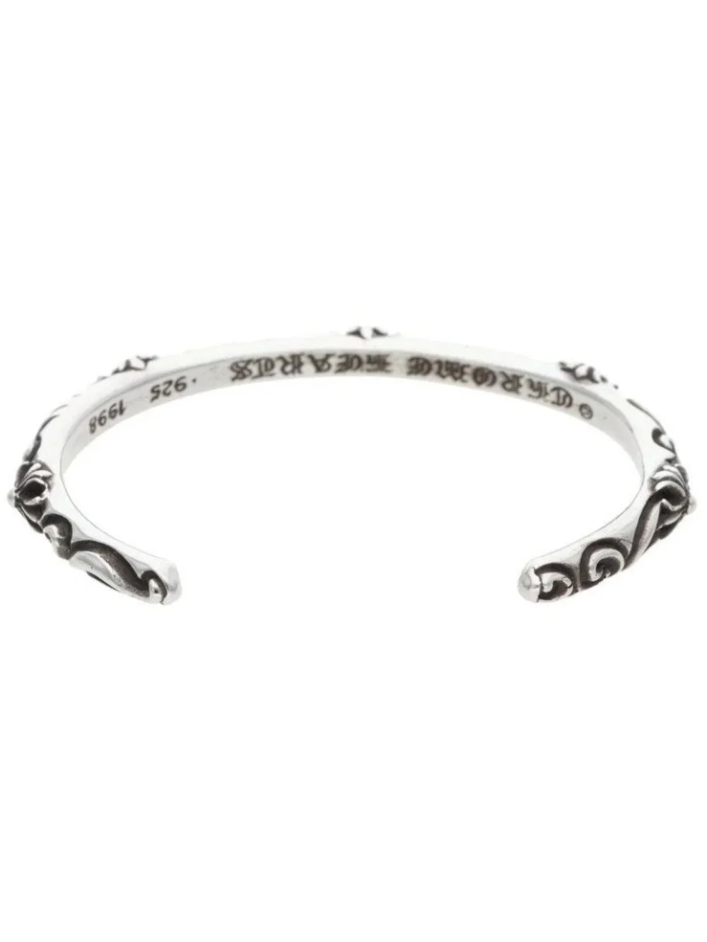 Chrome Hearts Bangle Sbt Band Silver Bracelet